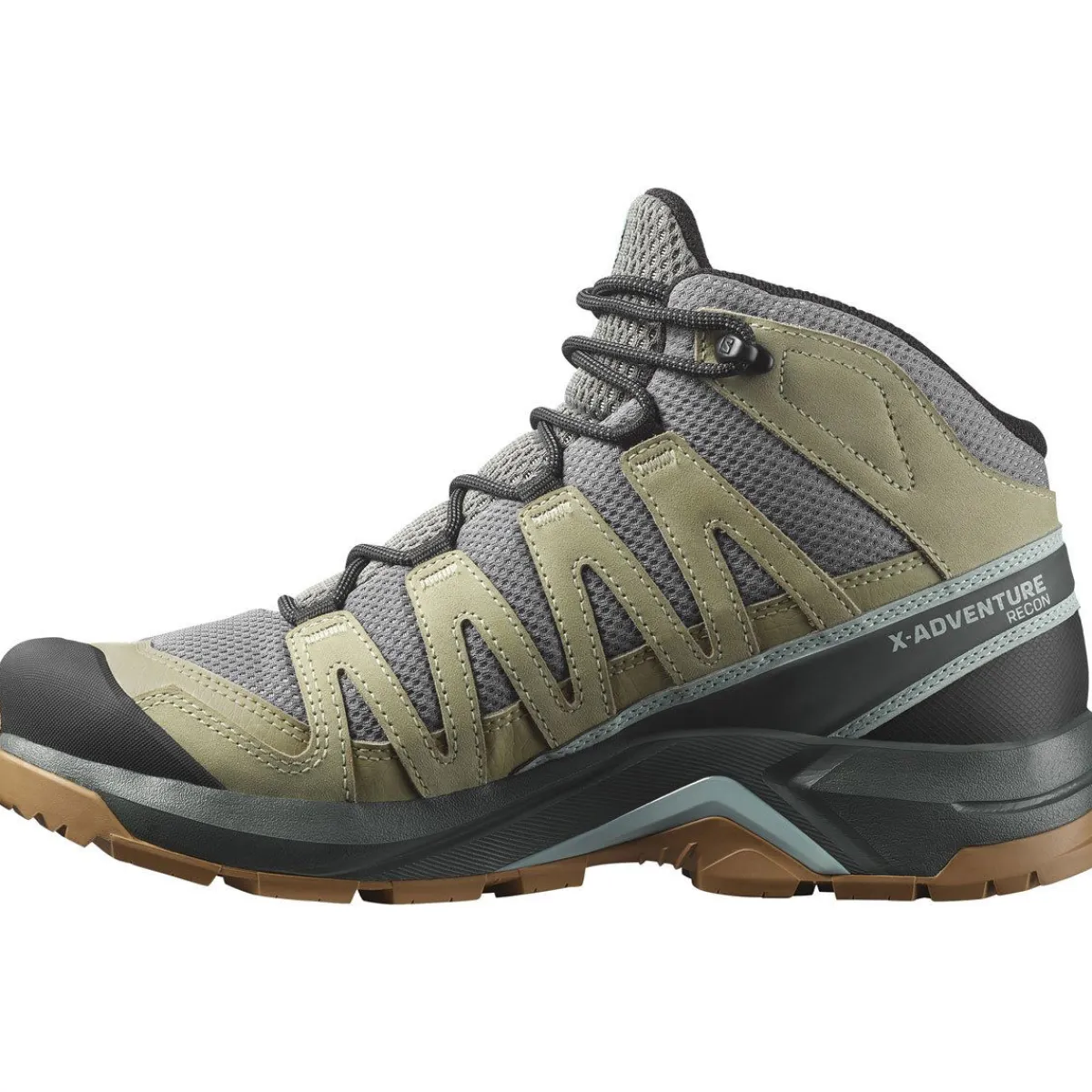 Salomon Vinterfodtøj|Fodtøj-X-Adventure Recon Mid Gore-Tex Vandrestøvle Dame Sedona Sage / Seagraa / Tourmaline