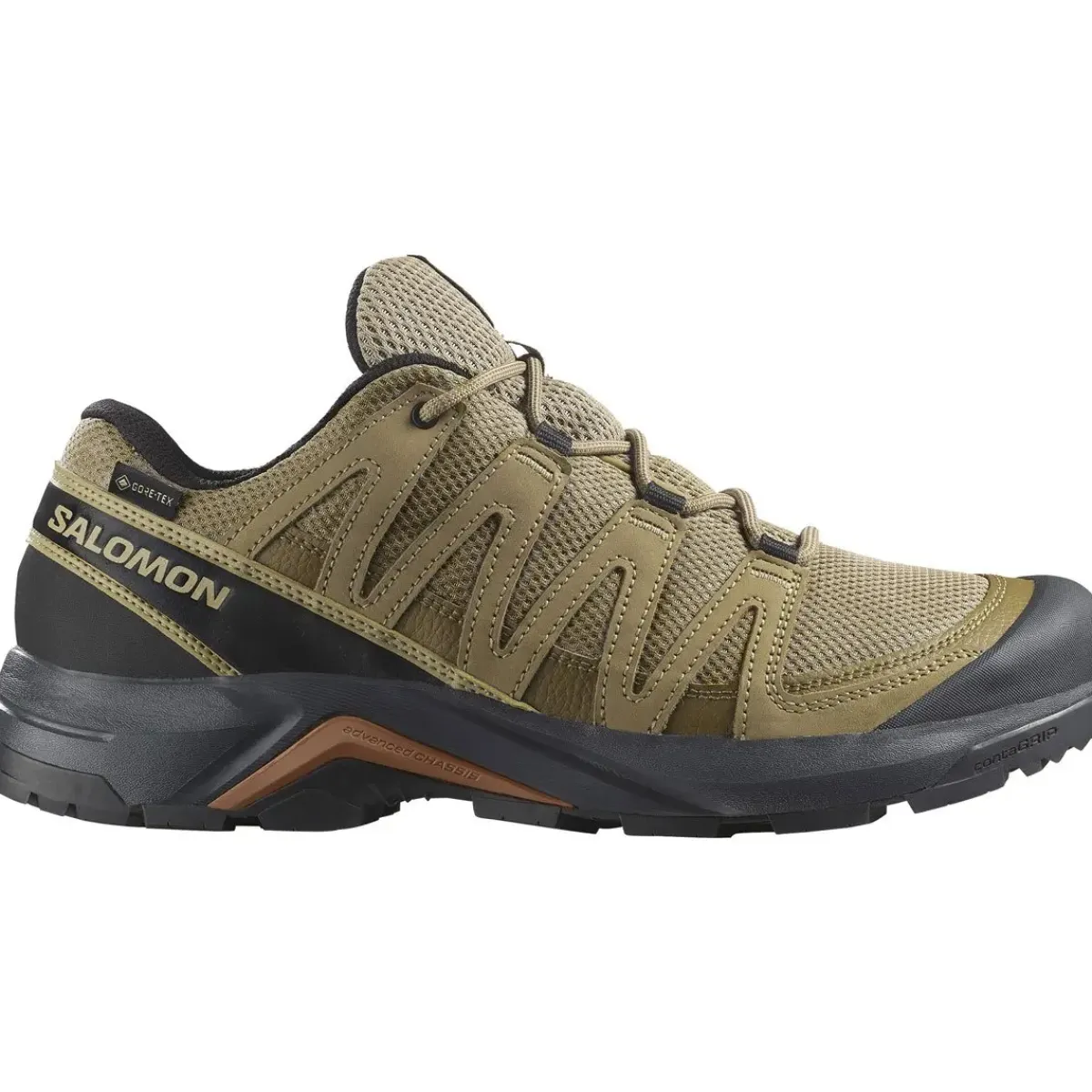 Salomon Fodtøj|Vandresko-X-Adventure Recon Gore-Tex Vandresko Herre Kelp / Sierra