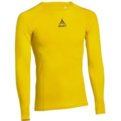 Select Kompressions T-Shirt|Fodboldtøj-62354 Baselayer Langærmet Herre, gul