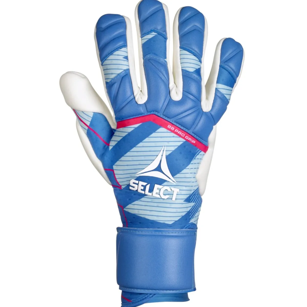 Select Fodboldudstyr-88 Pro Grip v25 Målmandshandsker Blå / Hvid