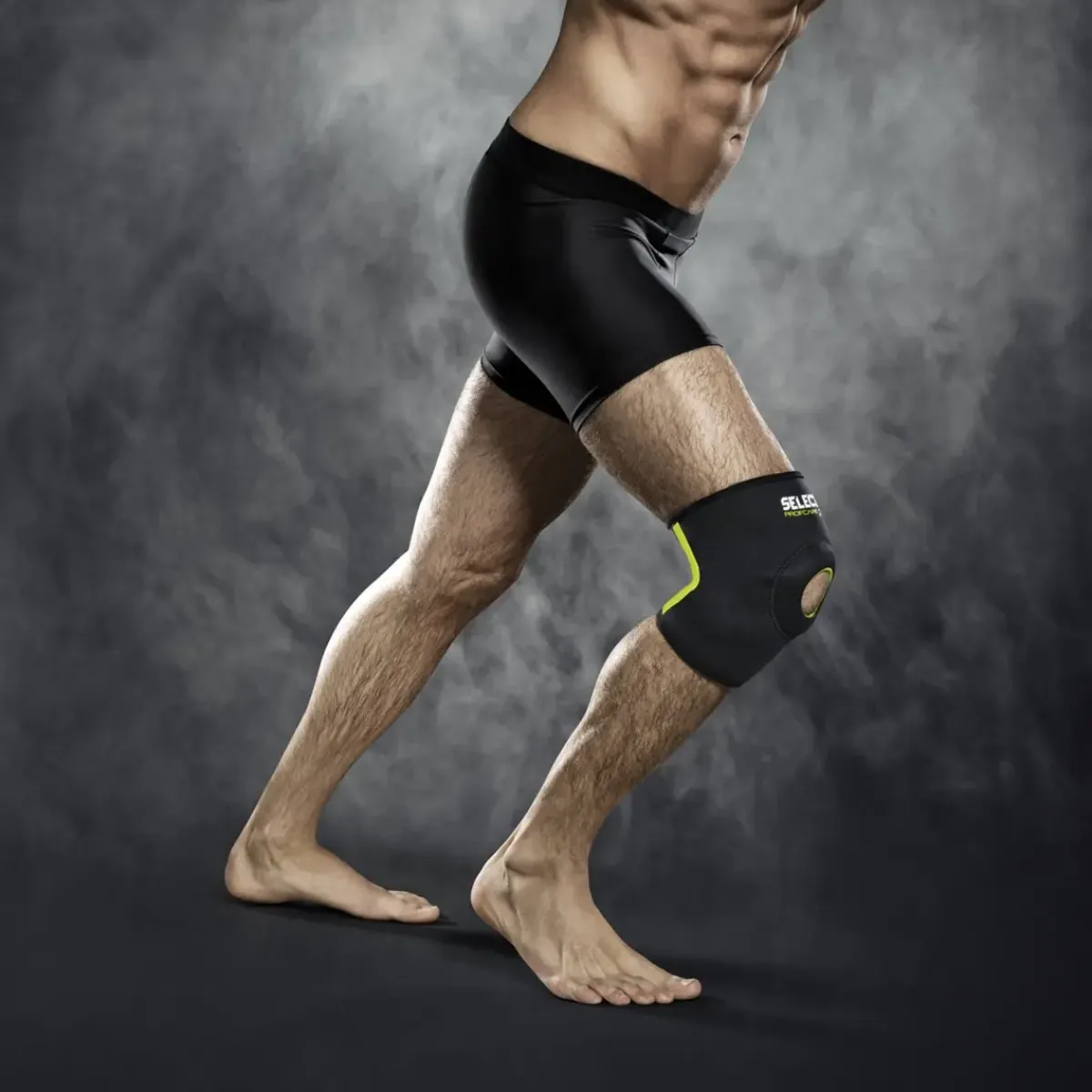 Select Støtte Og Bandager|Sportsstøtte-Profcare 6201 Knæbind Med Åbning Til Knæskal