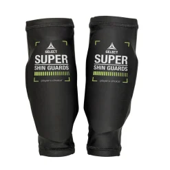 Select Fodboldudstyr-Shin Guard Super v25 Benskinner  Sort / Grøn