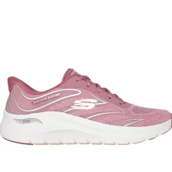 Skechers Fritid Fritidssko|Sneakers-Skechers Arch Fit 2.0 Slip-Ins - Sleek Stride Damesko  Dark / Mauve