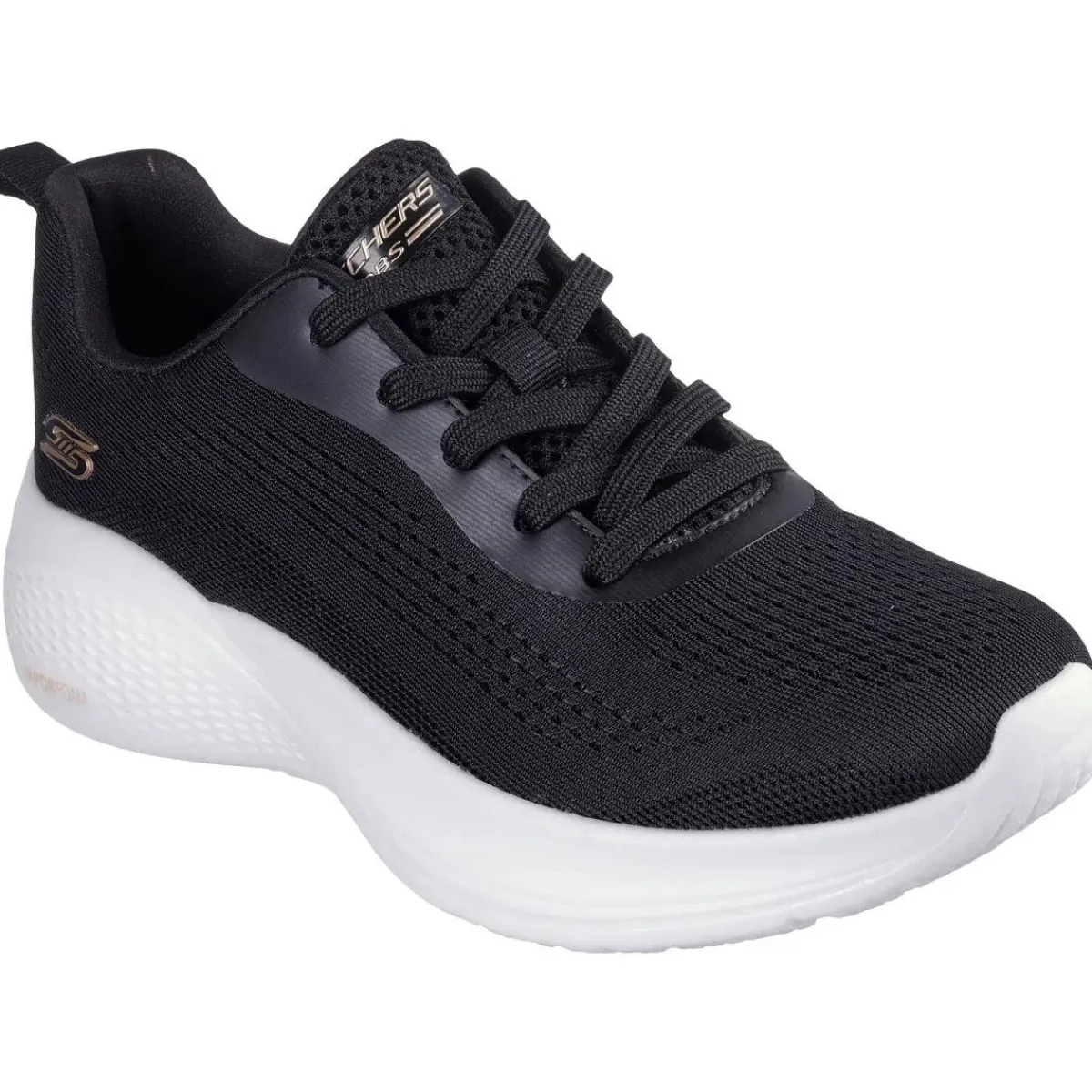 Skechers Fritid Fritidssko|Sneakers-Skechers Bobs Infinity Damesko Black