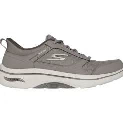 Skechers Performance Sneakers|Fritidssko-Skechers Go Walk Arch Fit 2.0 - Seared Herresko Khaki