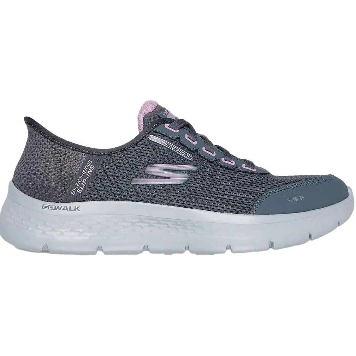 Skechers Fritid Fritidssko|Sneakers-Skechers Go Walk Flex - Clear Creek - Slip-Ins Damesko