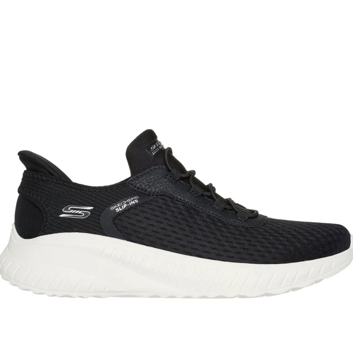 Skechers Fritid Fritidssko|Sneakers-Skechers Slip-ins: BOBS Squad Chaos Damesko Black
