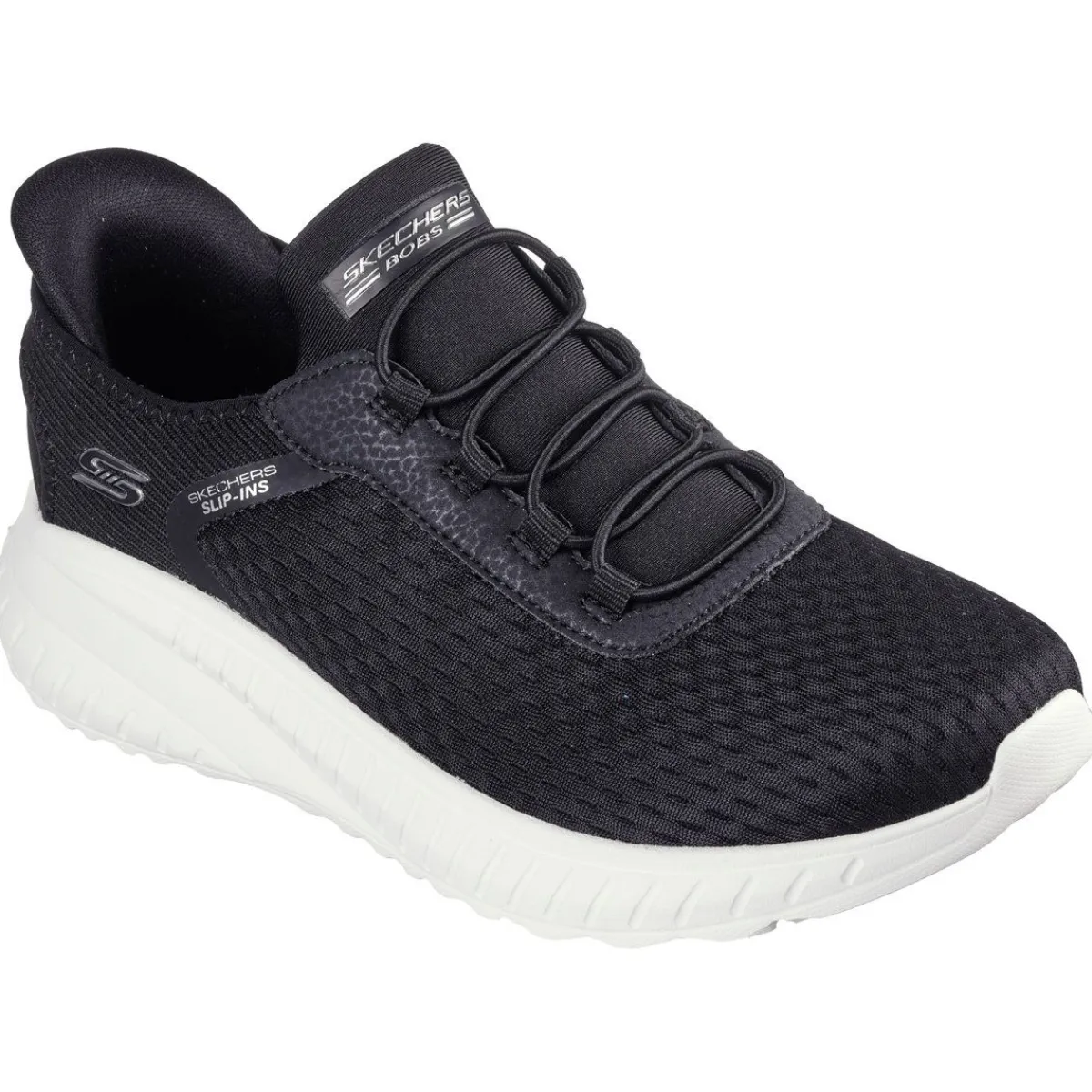 Skechers Fritid Fritidssko|Sneakers-Skechers Slip-ins: BOBS Squad Chaos Damesko Black