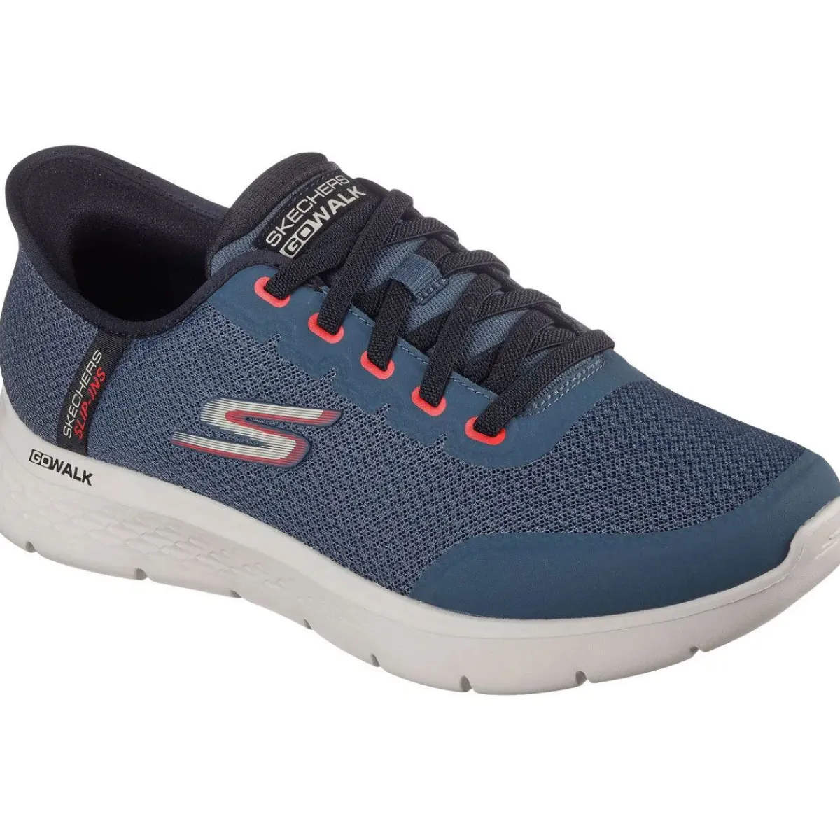 Skechers Fritid Sneakers|Sneakers-Skechers Slip-ins: Go Walk Flex - Netro Herresko Slate