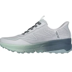Skechers Fritid Fritidssko|Sneakers-Skechers Switch Back - Mist Damesko  Gray / Green