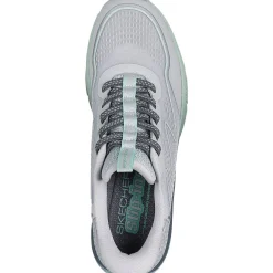Skechers Fritid Fritidssko|Sneakers-Skechers Switch Back - Mist Damesko  Gray / Green