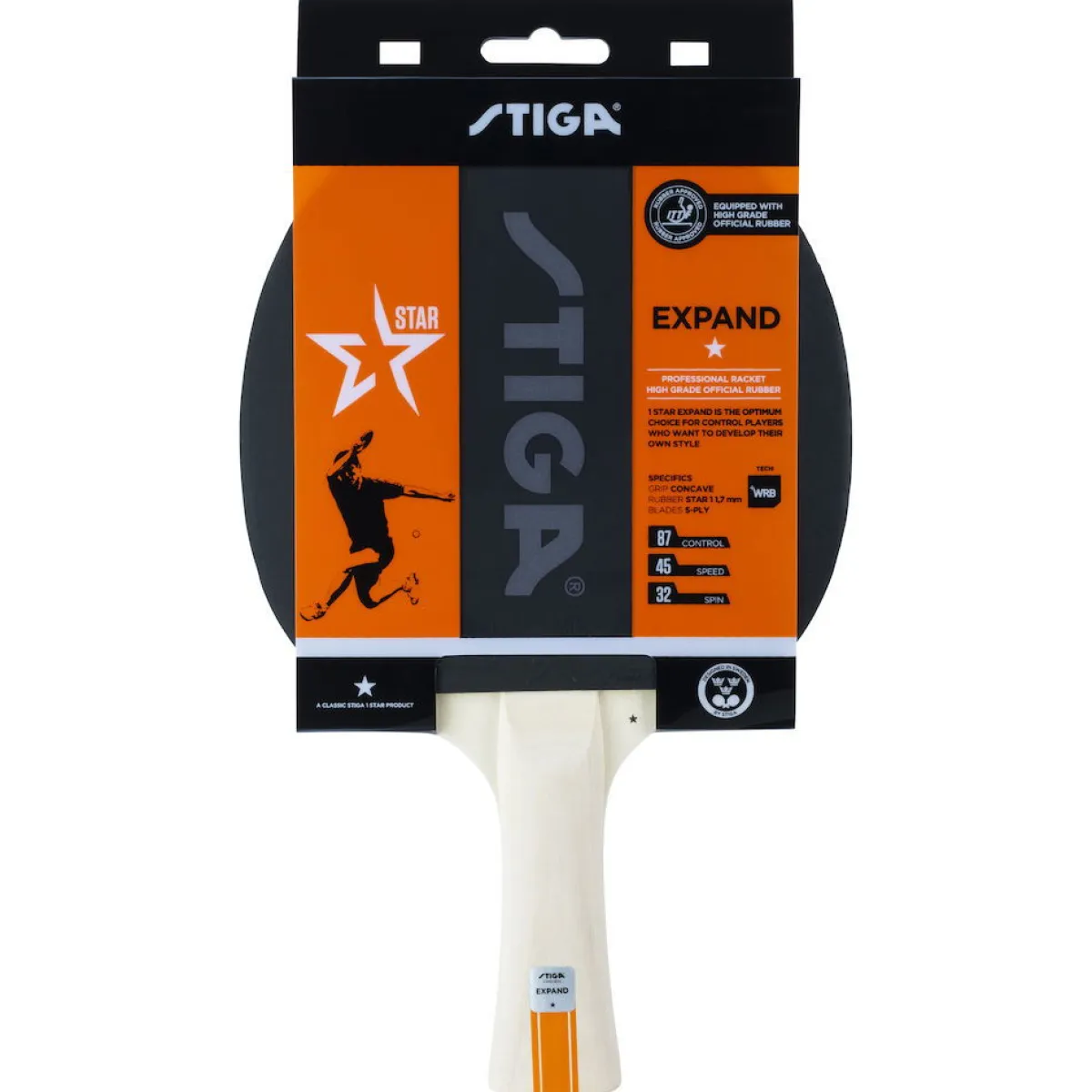 Stiga Bordtennisbat-Expand 1-Star Bordtennisbat