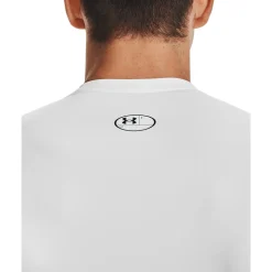 Under Armour Kompressions T-Shirt|Træningstøj-HeatGear® Kompression T-shirt Herre White / Black