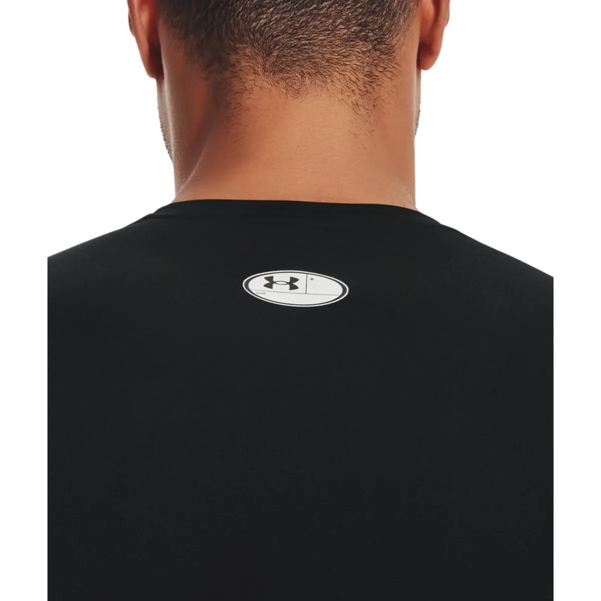 Under Armour Kompressions T-Shirt|Træningstøj-HeatGear® Kompression Trøje Herre Black / White