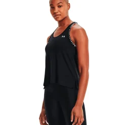 Under Armour Træningstøj|Løbetøj-Knockout Tank Top Dame  Black / White