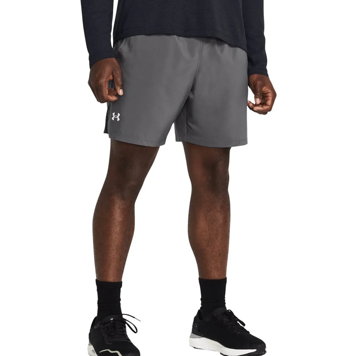 Under Armour Håndboldtøj|Fodboldtøj-Launch 7" Shorts Herre 025 Castlerock / White