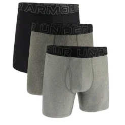 Under Armour Træningstøj|Træningstøj-Performance Tech 6in Underbukser Herre  Grey / Black