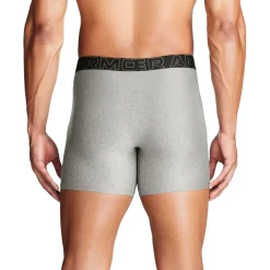 Under Armour Træningstøj|Træningstøj-Performance Tech 6in Underbukser Herre  Grey / Black