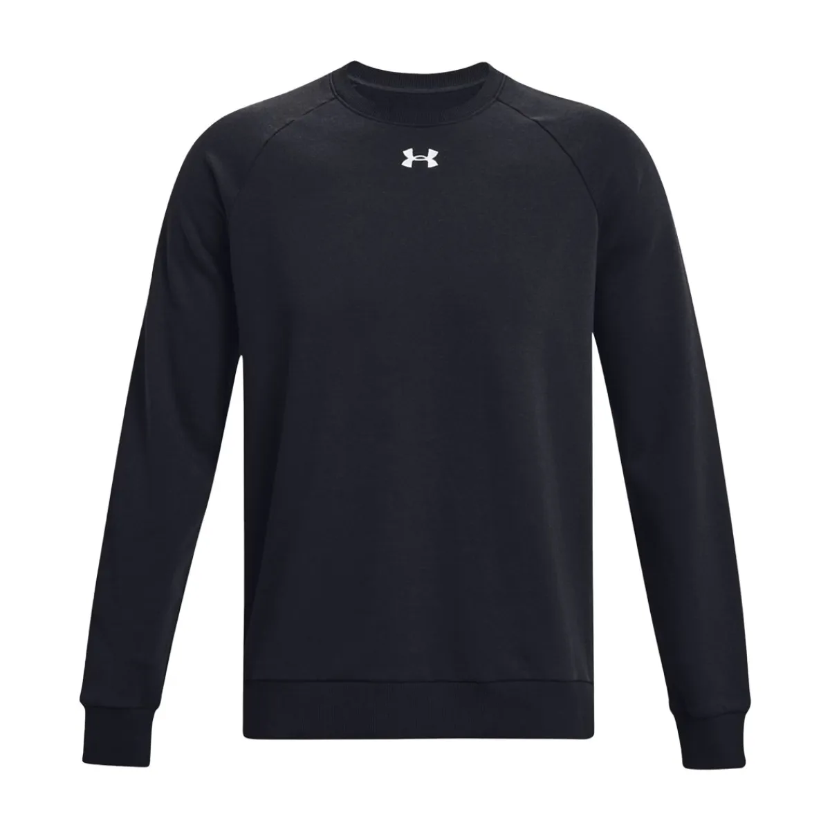 Under Armour Træningstøj|Træningstøj-Rival Fleece Crew Herre 001 Black / White