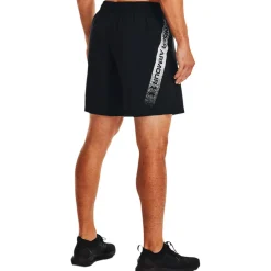 Under Armour Håndboldtøj|Fodboldtøj-Woven Graphic Shorts Herre  Black / White