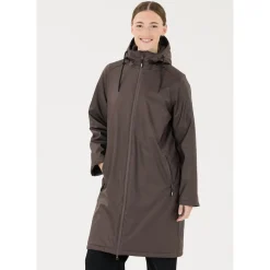 Weather Report Regntøj|Vintertøj-Weather Heaten PU Vinterjakke Dame