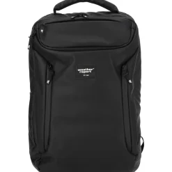 Weather Report Rygsække|Tasker Og Rygsække-Bronze PU Computer Rygsæk 1001 Black