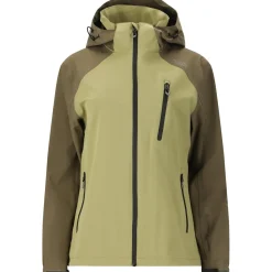 Weather Report Regntøj|Beklædning-Camelia W-Pro 15000 Jakke Dame, mosstone