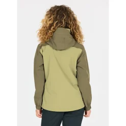 Weather Report Regntøj|Beklædning-Camelia W-Pro 15000 Jakke Dame, mosstone