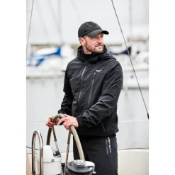 Weather Report Regntøj|Beklædning-Delton W-Pro 15000 Jakke Herre  1001 BlackMateriale: 94% Polyester 6% Elastan