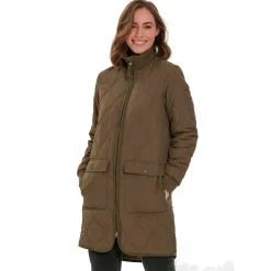 Weather Report Beklædning|Outdoortøj-Eilish Long Quilted Termojakke Dame