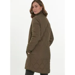 Weather Report Beklædning|Outdoortøj-Eilish Long Quilted Termojakke Dame