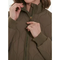 Weather Report Beklædning|Outdoortøj-Eilish Long Quilted Termojakke Dame
