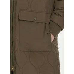 Weather Report Beklædning|Outdoortøj-Eilish Long Quilted Termojakke Dame