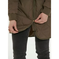 Weather Report Beklædning|Outdoortøj-Eilish Long Quilted Termojakke Dame