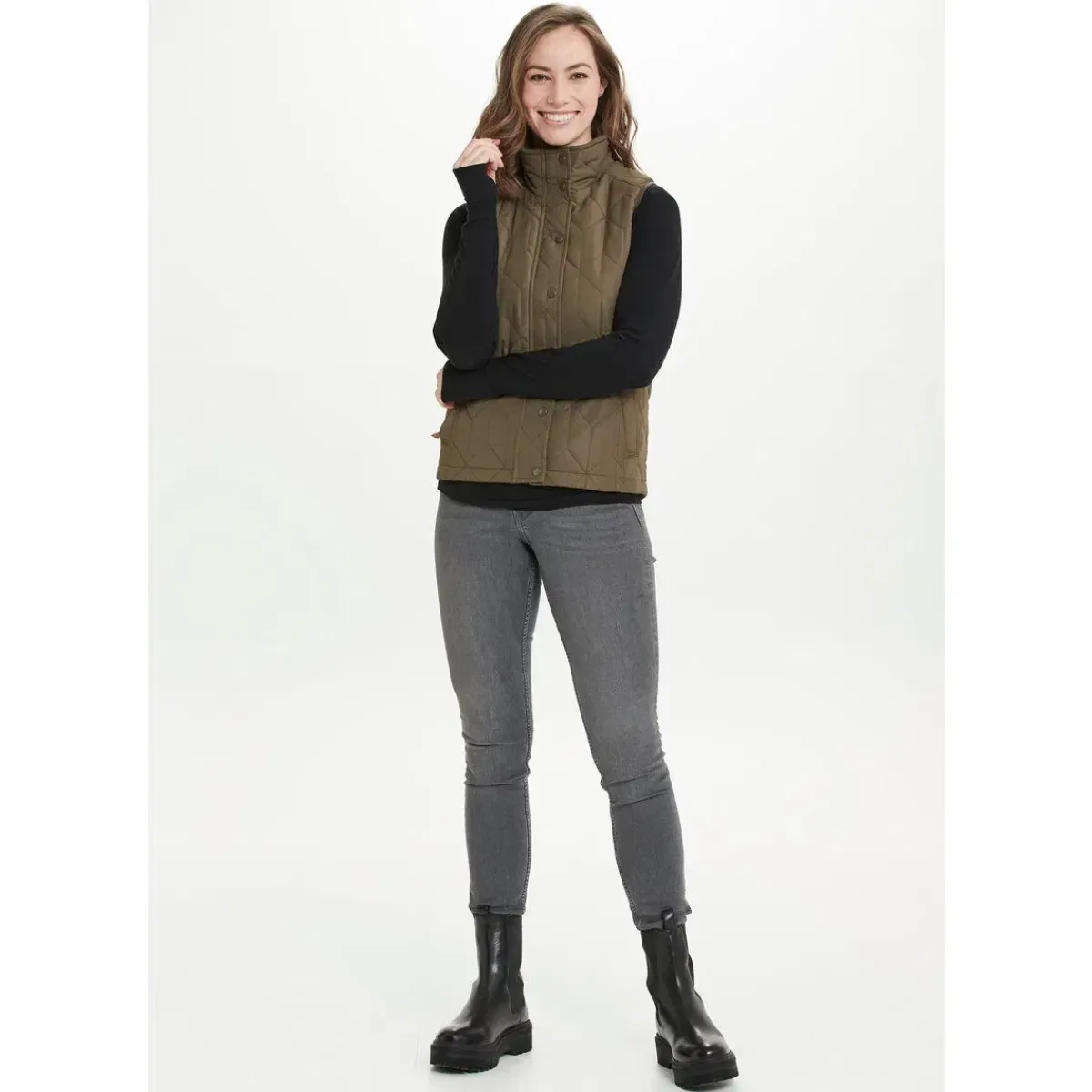 Weather Report Beklædning|Outdoortøj-Peggy Quiltet Vest Dame