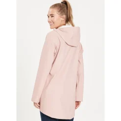 Weather Report Regntøj|Regntøj-Petra PU Regnfrakke Dame, pink