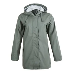 Weather Report Regntøj|Regntøj-Petra PU Regnfrakke Dame, agave