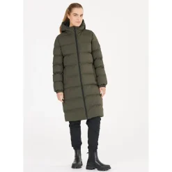 Whistler Vintertøj|Vintertøj-Abella Long Padded Vinterjakke Dame