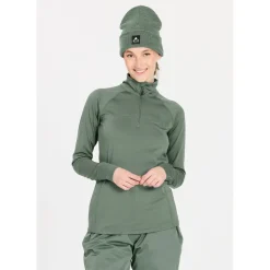 Whistler Beklædning|Skitøj-Blume Ski Pulli Dame  3058 Balsam Green