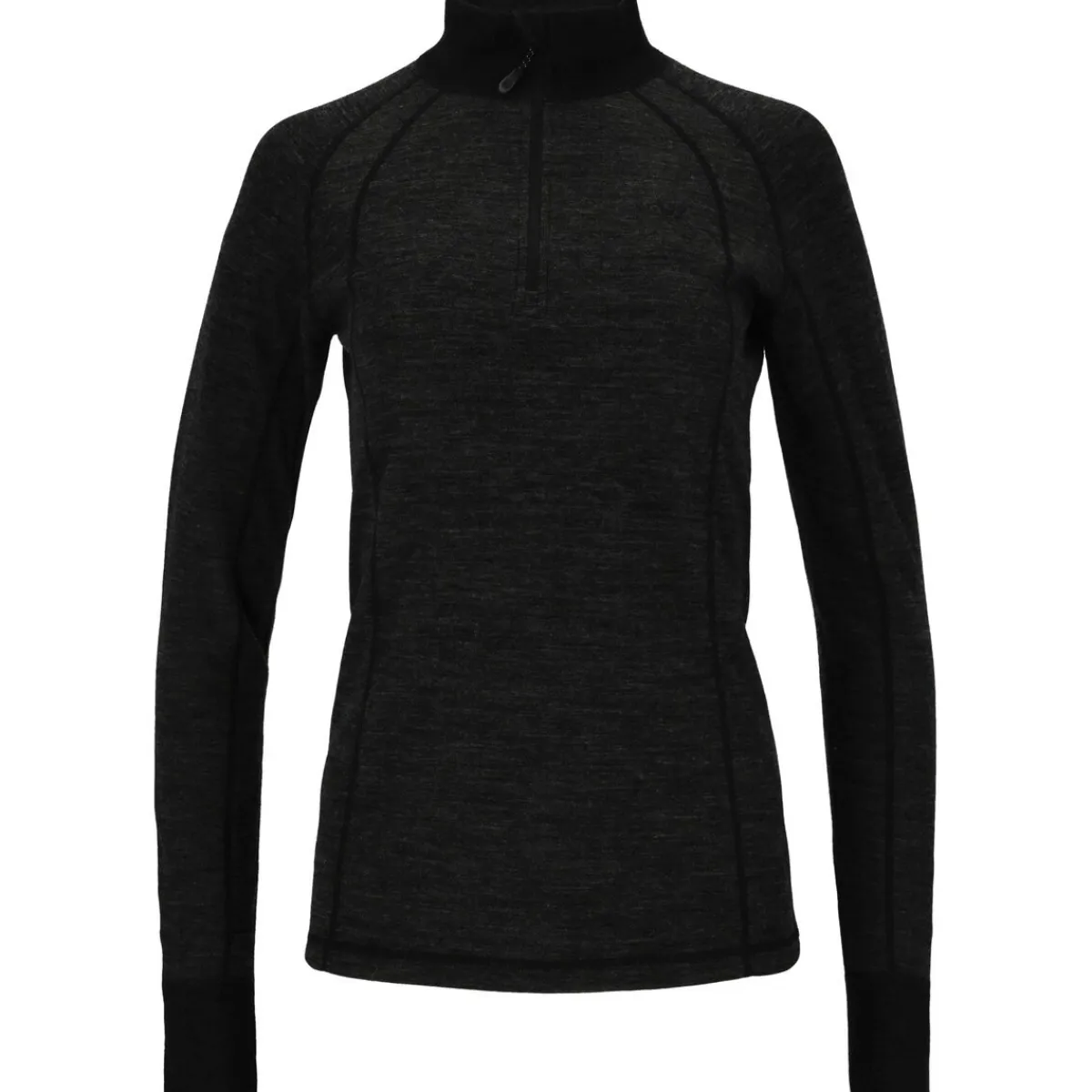 Whistler Skitøj|Vintertøj-Candee Merinould Skipulli Dame, mørkegrå 1011 Dark Grey Melange