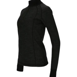 Whistler Skitøj|Vintertøj-Candee Merinould Skipulli Dame, mørkegrå 1011 Dark Grey Melange