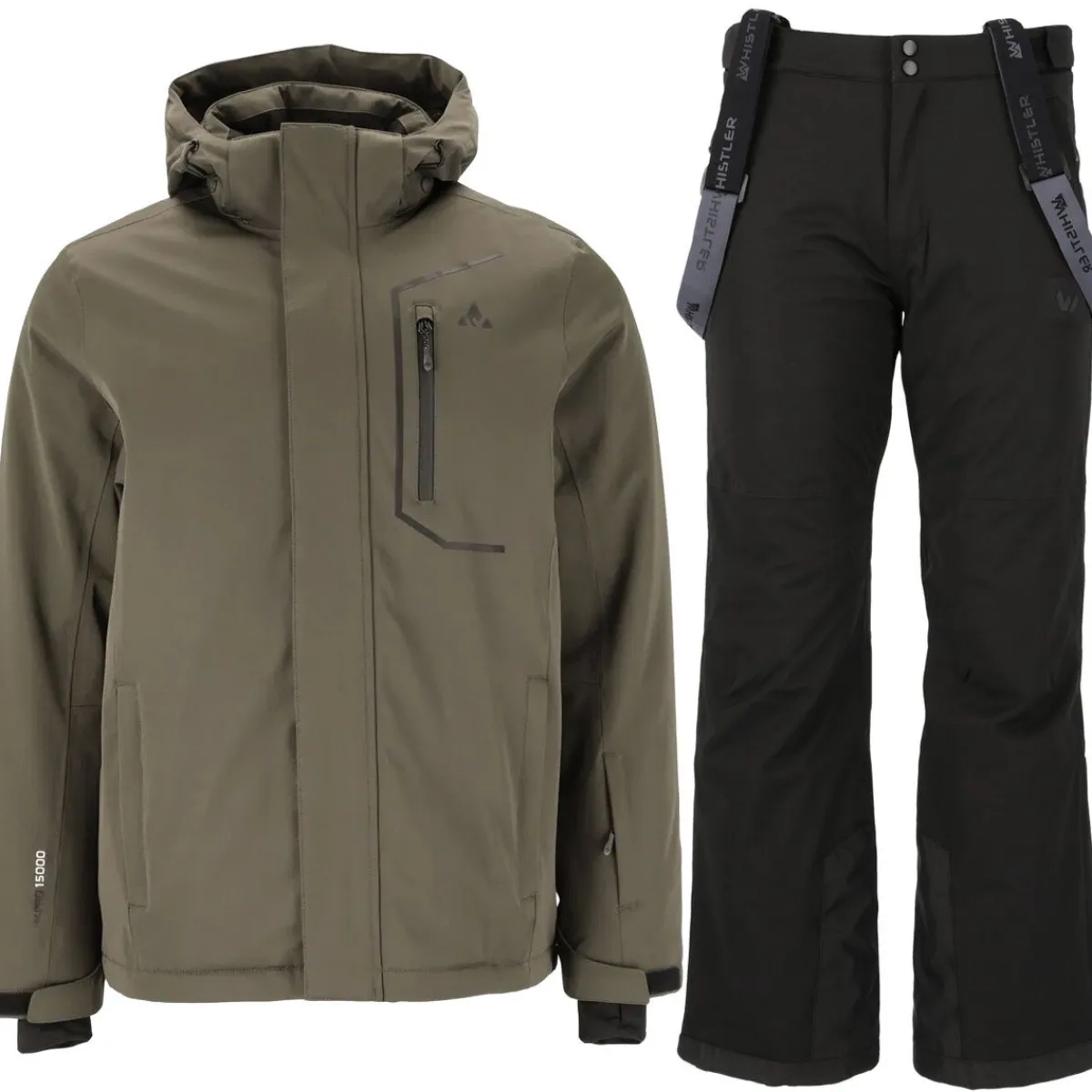 Whistler Skitøj|Skitøj-Carbon W-Pro 15.000 Skisæt Herre, black ink