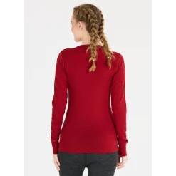 Whistler Skitøj|Vintertøj-Cerro Merino Skiundertrøje Dame, sun-dried tomato 4260 Sun-Dried Tomato