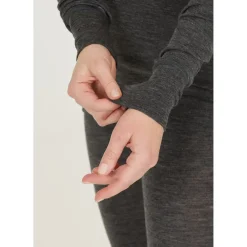 Whistler Skitøj|Vintertøj-Cerro Merinould Skiundertøjssæt Dame, black  1001 BlackMateriale: 85% Merinould 15% Lyocell (silkeagtigt mod huden)  Funktionelt undertøj med merinould har den egenskab at holde kropstemperaturen stabil i al slags vejr. Velegnet til mange former for udendørs aktiviteter. Eller indendørs, hvis der skal spares lidt på varmeregningen.Fakta:- 85% af produktet indeholder super blødt 
