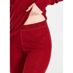 Whistler Skitøj|Vintertøj-Cerro Merinould Skiundertøjssæt Dame, sun-dried tomato  4260 Sun-dried TomatoMateriale: 85% Merinould 15% Lyocell (silkeagtigt mod huden)  Funktionelt undertøj med merinould har den egenskab at holde kropstemperaturen stabil i al slags vejr. Velegnet til mange former for udendørs aktiviteter. Eller indendørs, hvis der skal spares lidt på varmeregningen.Fakta:- 85% af produktet indeholder super blødt 