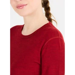 Whistler Skitøj|Vintertøj-Cerro Merinould Skiundertøjssæt Dame, sun-dried tomato  4260 Sun-dried TomatoMateriale: 85% Merinould 15% Lyocell (silkeagtigt mod huden)  Funktionelt undertøj med merinould har den egenskab at holde kropstemperaturen stabil i al slags vejr. Velegnet til mange former for udendørs aktiviteter. Eller indendørs, hvis der skal spares lidt på varmeregningen.Fakta:- 85% af produktet indeholder super blødt 