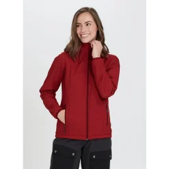 Whistler Beklædning|Outdoortøj-Covina Softshelljakke Dame, biking red 4120 Biking Red