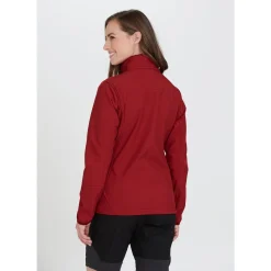 Whistler Beklædning|Outdoortøj-Covina Softshelljakke Dame, biking red 4120 Biking Red