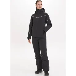 Whistler Skitøj|Vintertøj-Doom Stretch W-Pro 15000 Skijakke Dame, black 1001 Black