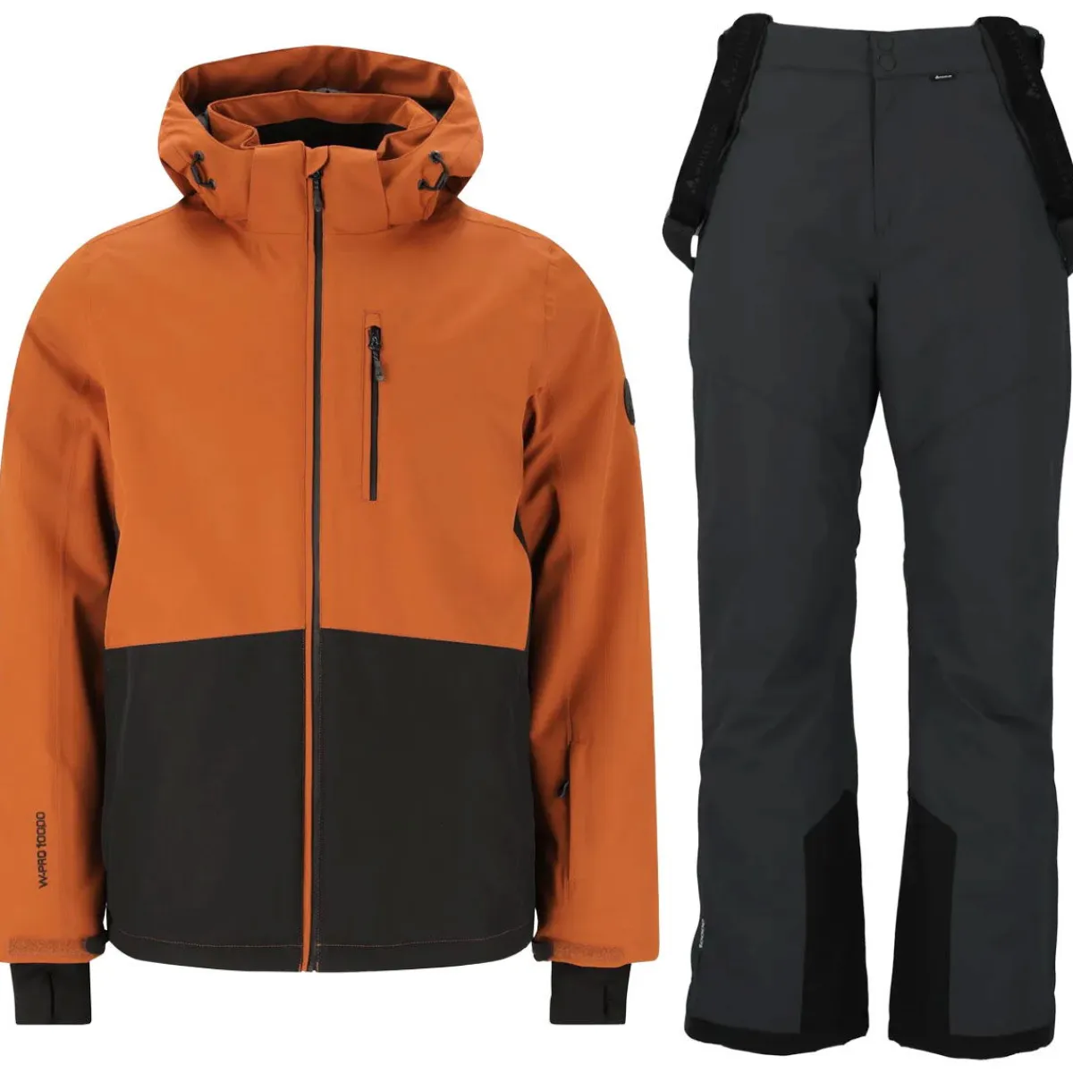 Whistler Skitøj|Skitøj-Drizzle W-Pro 10.000 Skisæt Herre, caramel café